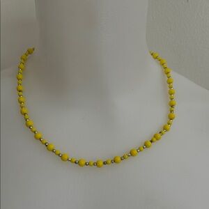 Yellow Beaded Necklace